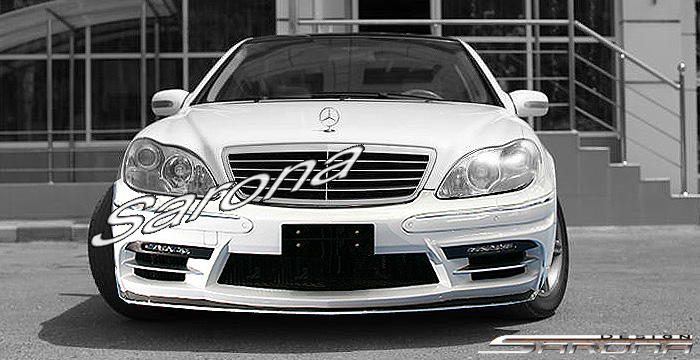 Custom Mercedes S Class  Sedan Front Bumper (2000 - 2006) - $980.00 (Part #MB-127-FB)
